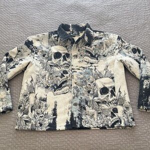 Rebel Vengeance Skull Tapestry Jacket